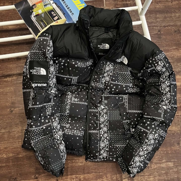 Supreme North Face Paisley Nuptse Paisley North Face Shipping